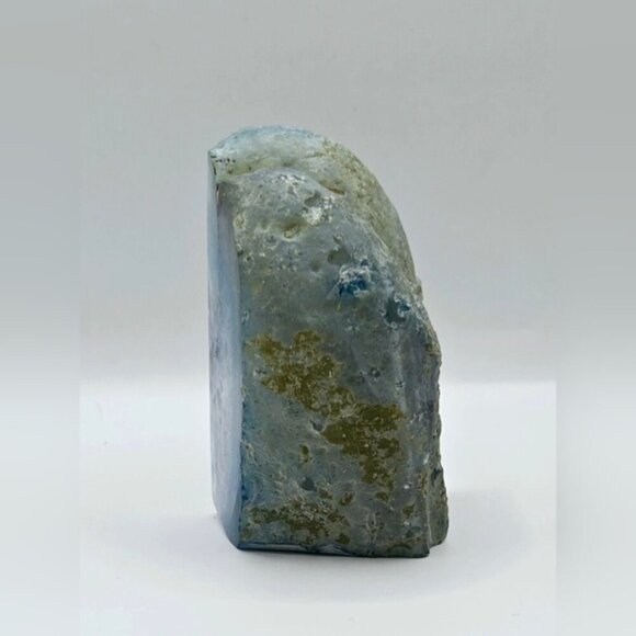 Blue Agate Silver Edge Microcrystalline Quartz - Picture 4 of 7
